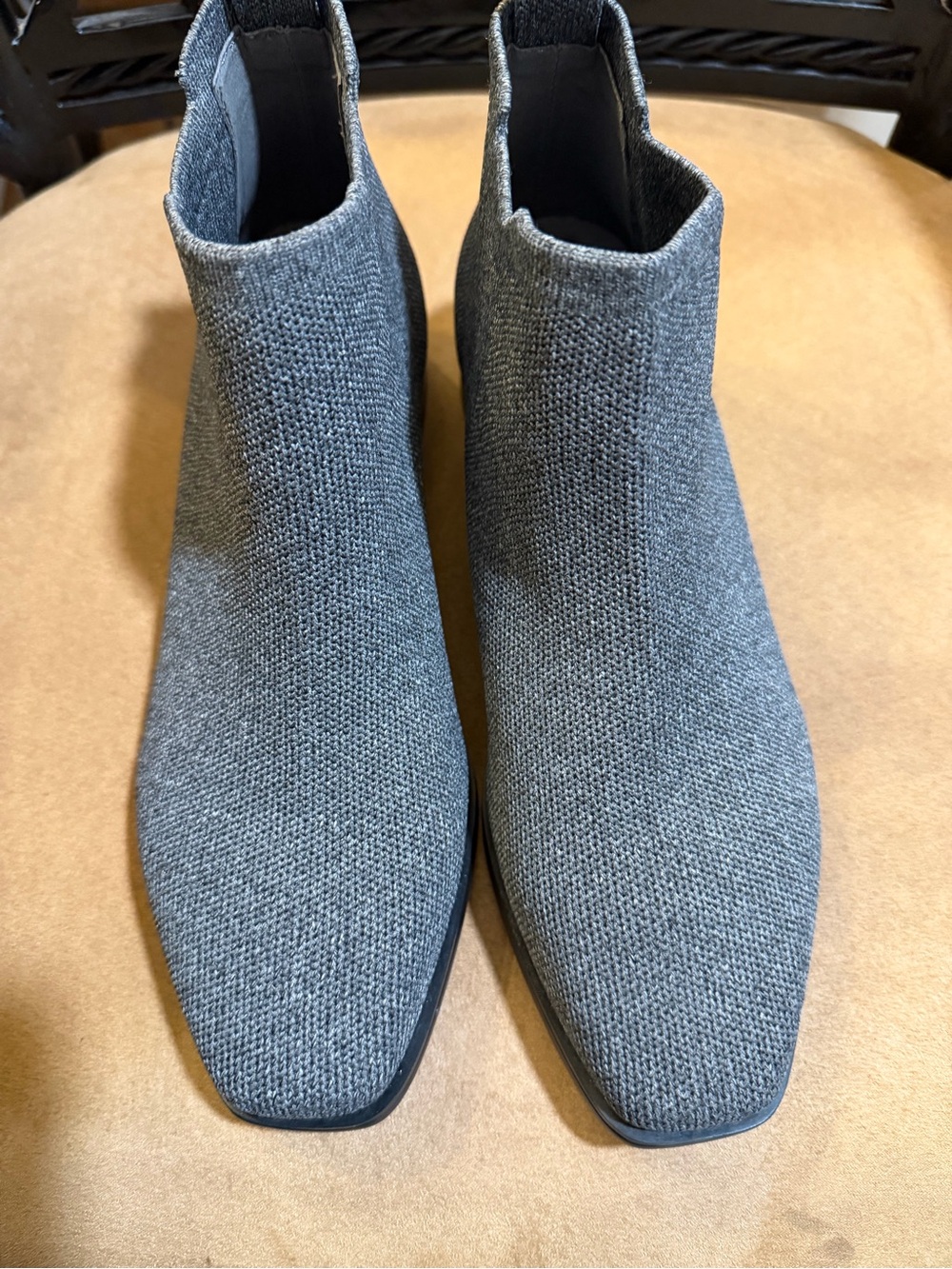 Vivian Ryan Square-Toe Ankle Chelsea Boots